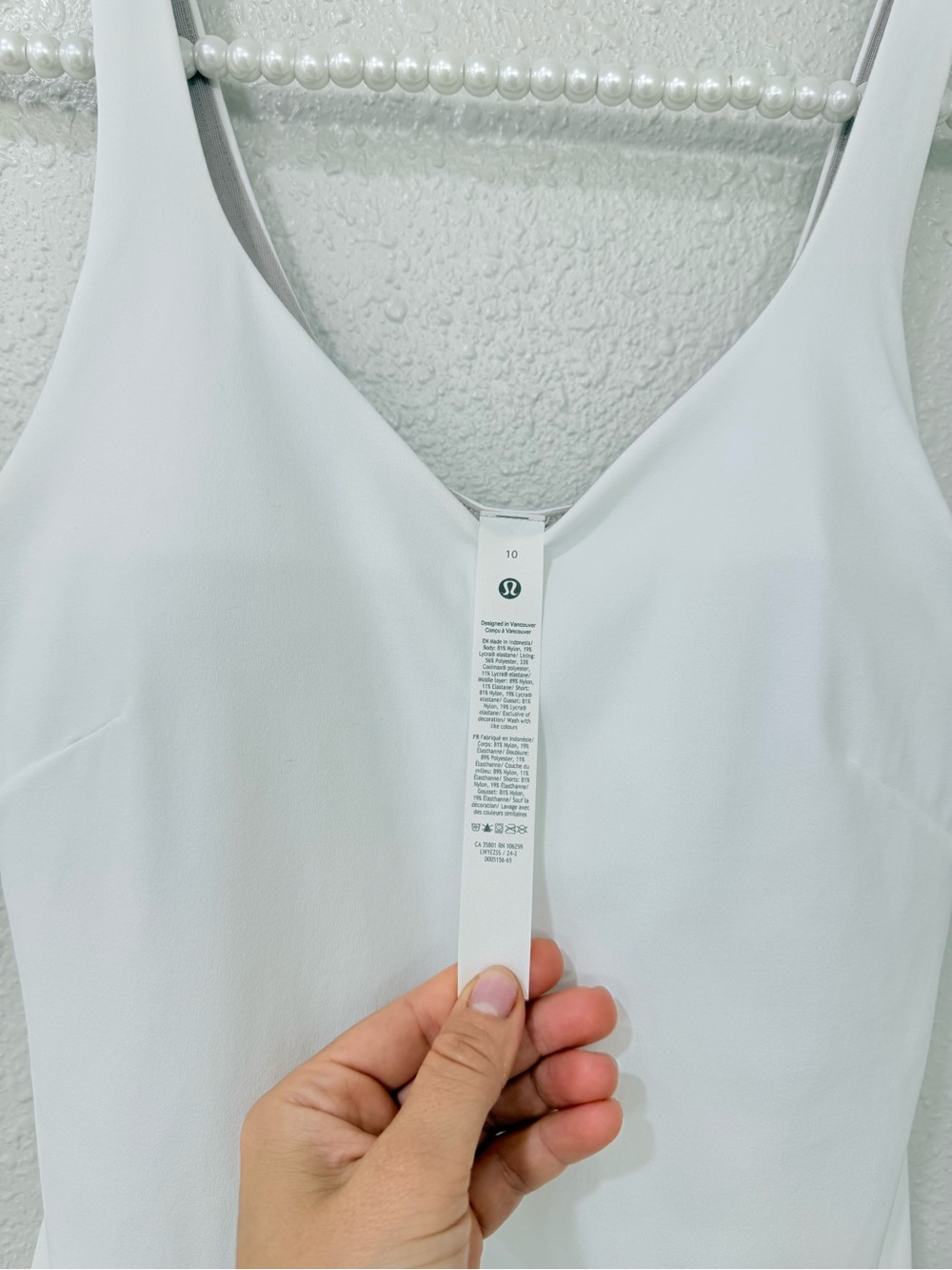 Lululemon Size 10 Align Dress WHT White $148 - Picture 6 of 13